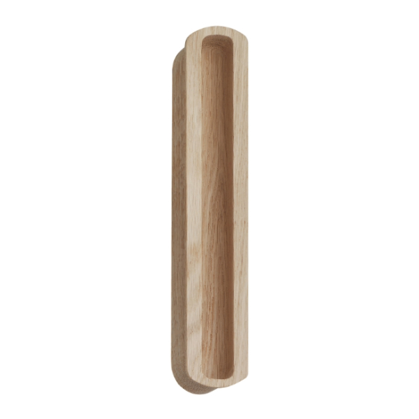 RADIUS WOODEN FLUSH PULL HANDLE